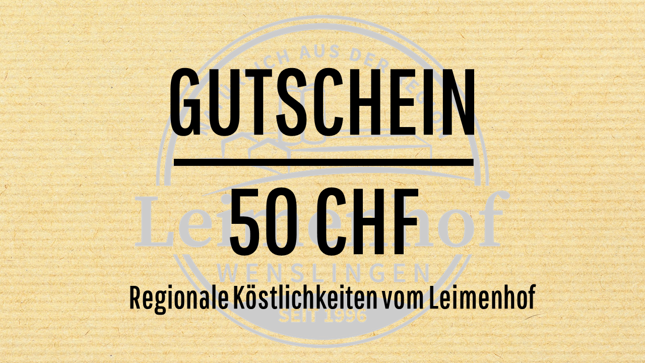 Geschenkgutschein 50.-