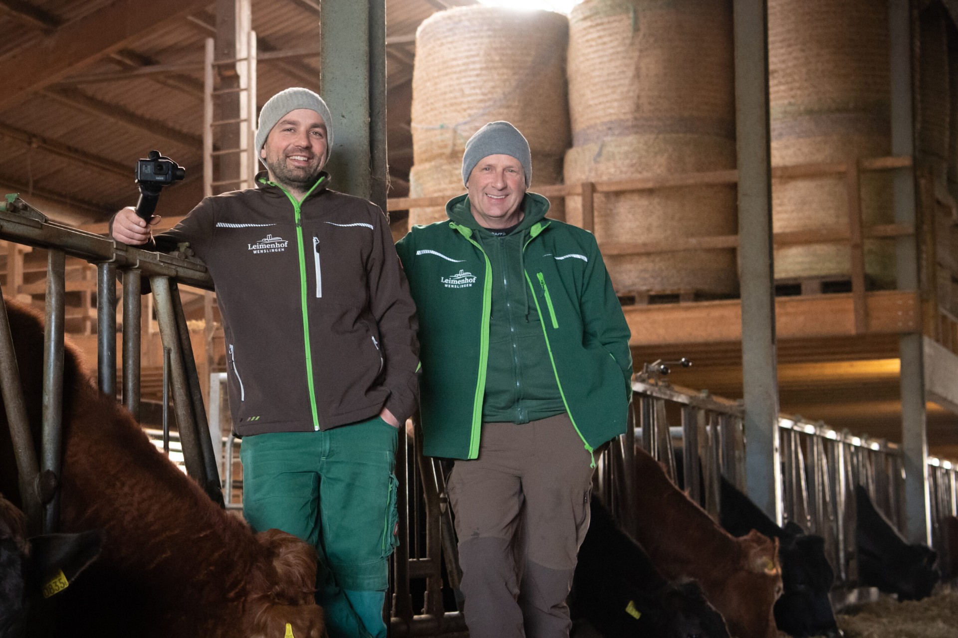 Andi Gass und René Ritter, Betriebsleiter Leimenhof